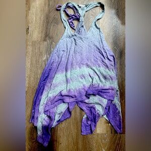 Splendid lacer back  tank top